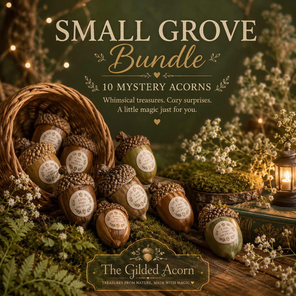 🌰 Small Grove Bundle – 10 Mystery Acorns 🌰