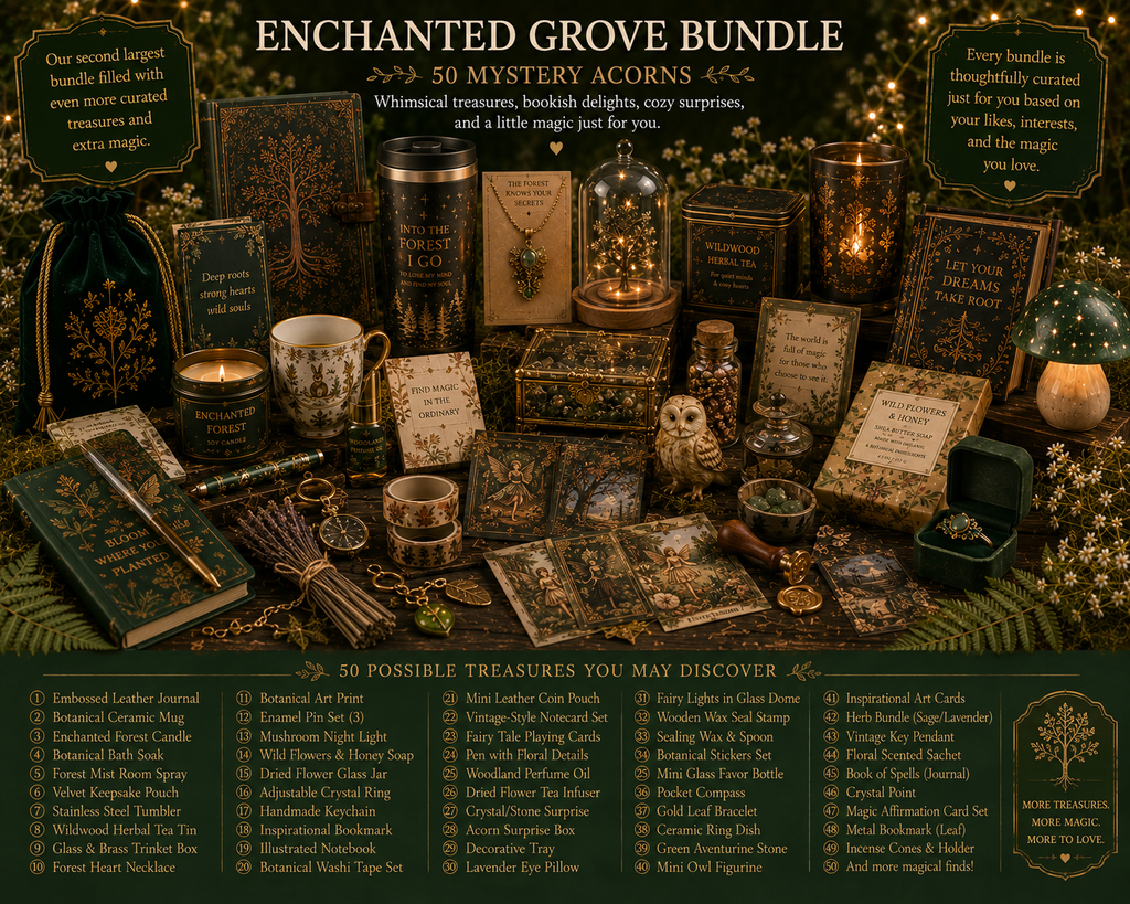 ✨ Enchanted Grove Bundle – 50 Mystery Acorns ✨