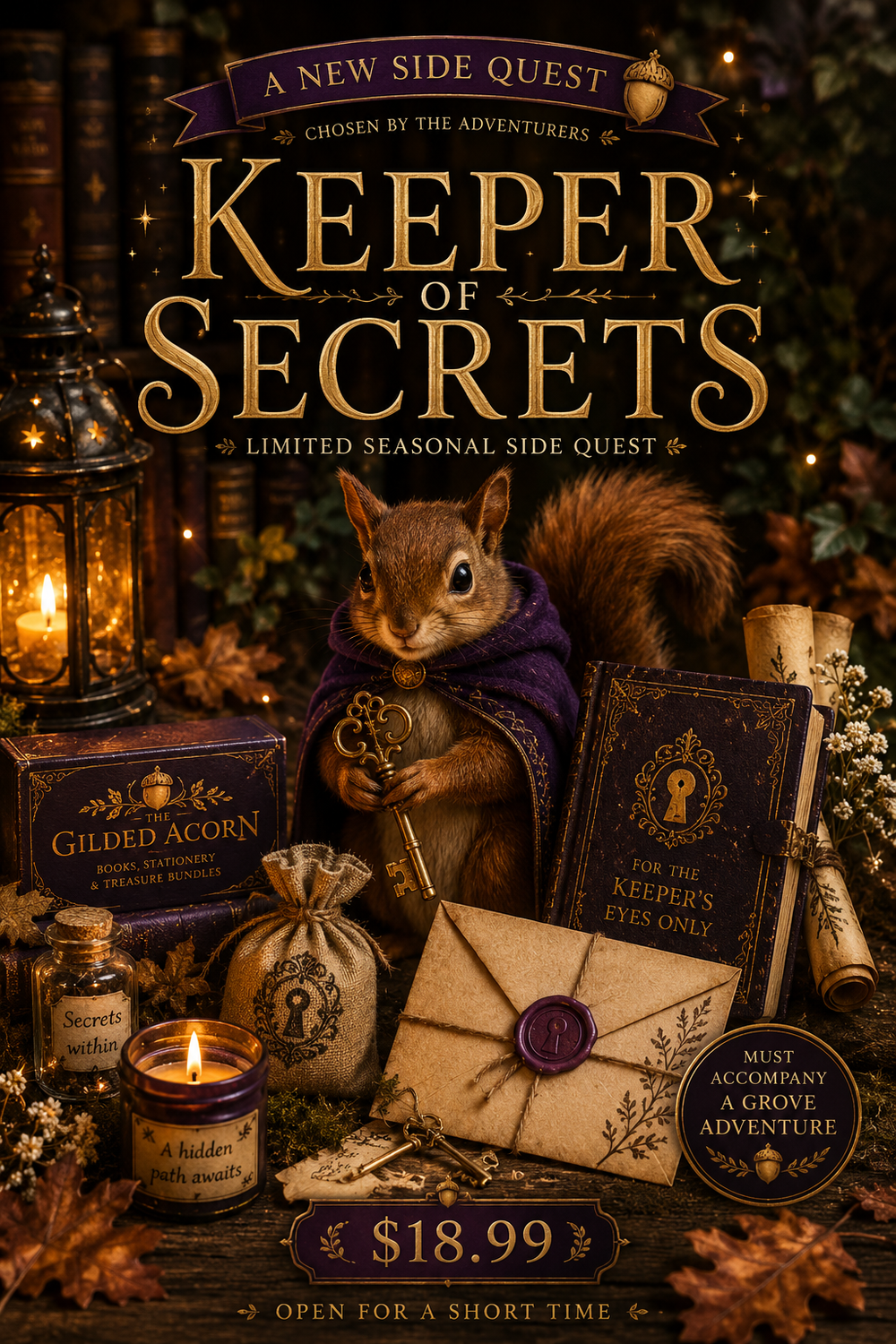 Keeper of Secrets Quest - Limited Seasonal Side Quest