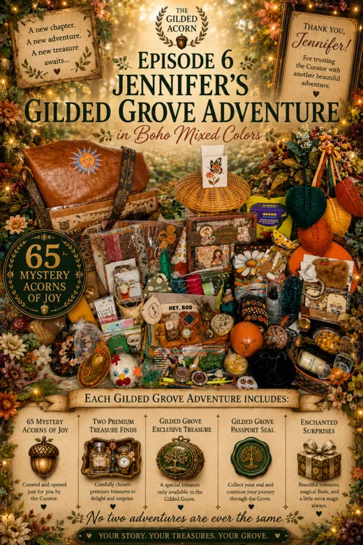 Jennifer’s boho Gilded Grove Adventure
