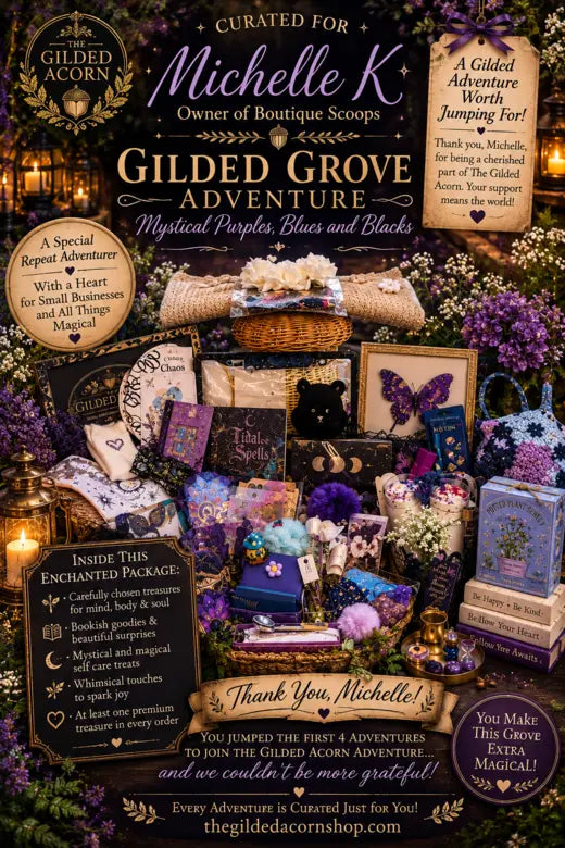 Michelle’s purple Gilded Grove Adventure